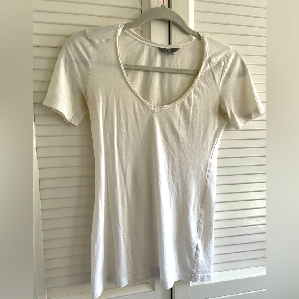 White Tee Rubbish Brand